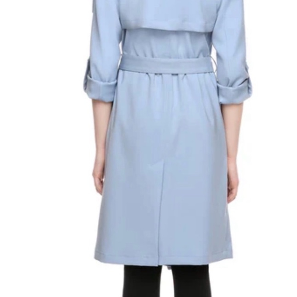 Soia & Kyo Powder Blue Ornella Trench Coat - Picture 5 of 12
